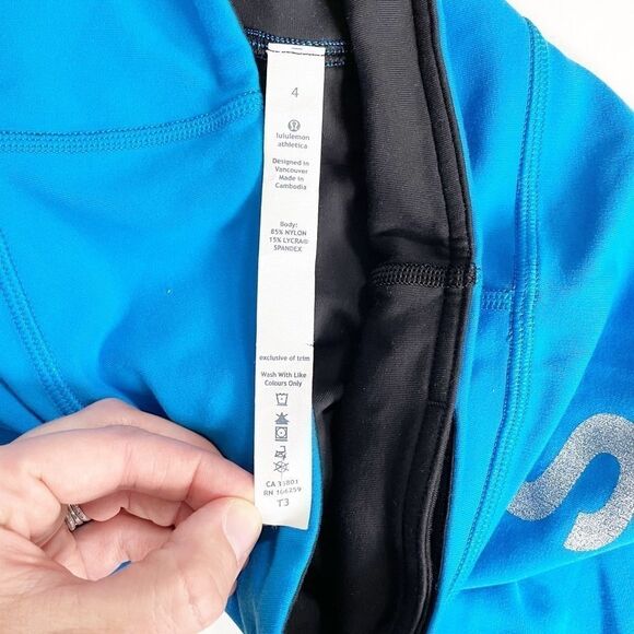 Lululemon for Soulcycle Reversible Crop Leggings 4 - Picture 3 of 8
